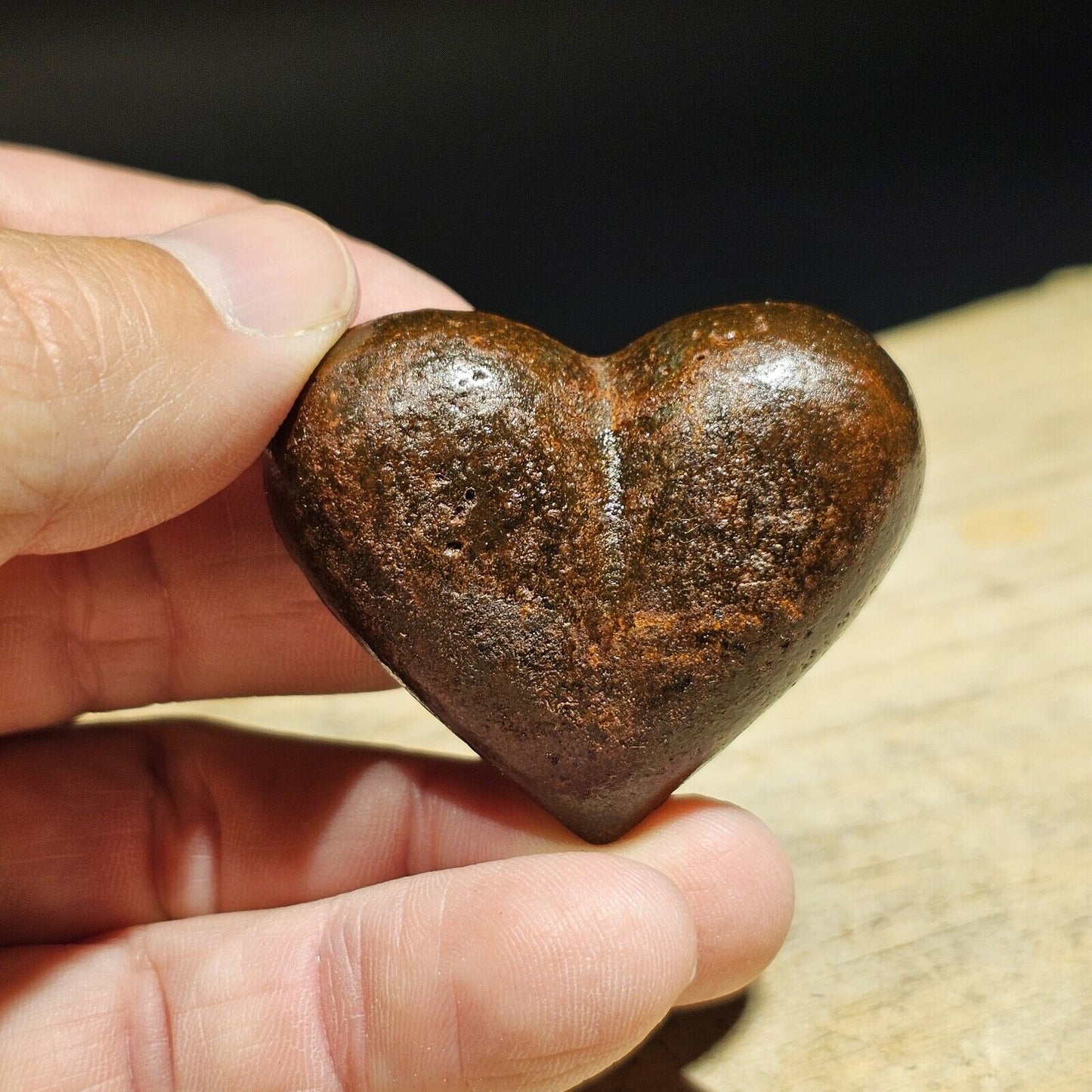 Vintage Style Iron Heart Paperweight