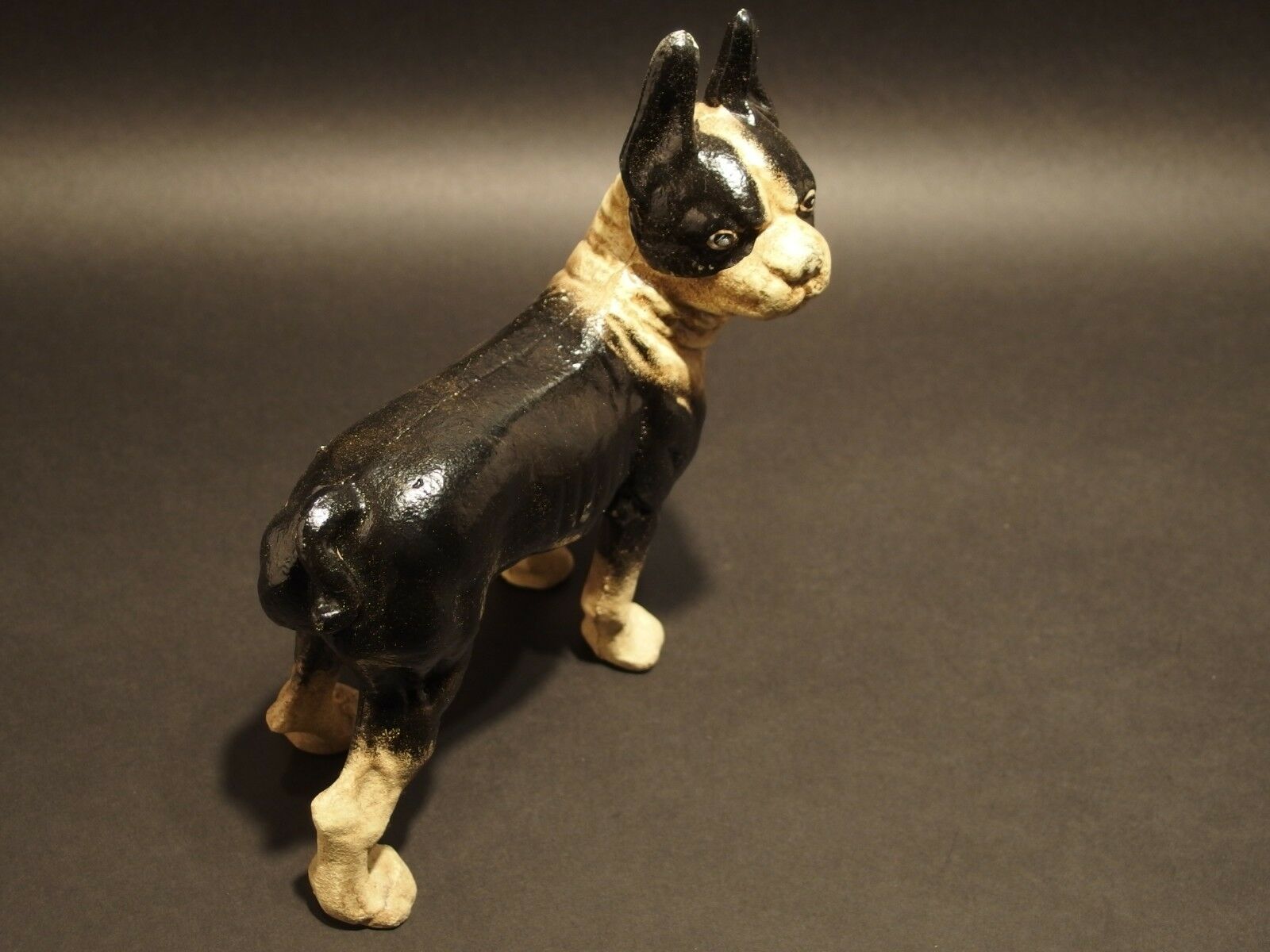 Antique Style Miniature Cast Iron Pug Dog Statue - Early Home Decor