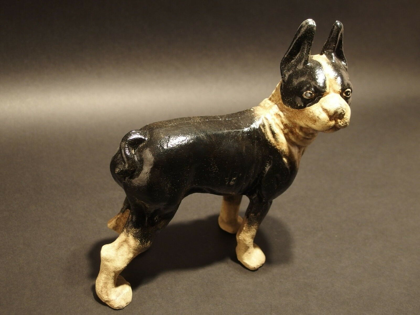 Antique Style Miniature Cast Iron Pug Dog Statue - Early Home Decor