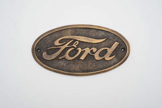 Brass Ford Plaque