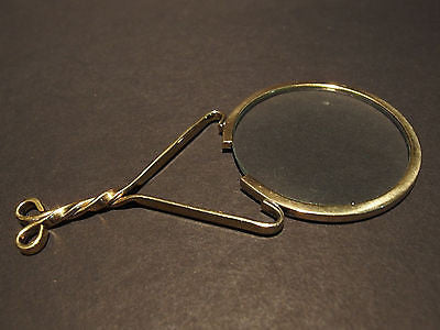 Scientific, Instrument, Magnifying Glass on Candle Stand, Brass, Vintage,  20th Century – George Glazer Gallery, Antiques